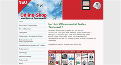 Desktop Screenshot of beatetaubenwelt.de